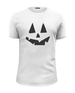 Заказать мужскую футболку в Москве. Футболка базовая Хэллоуин от ANDREI M - готовые дизайны и нанесение принтов.