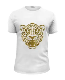 Заказать мужскую футболку в Москве. Футболка базовая Леопард от valezar - готовые дизайны и нанесение принтов.