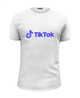 Заказать мужскую футболку в Москве. Футболка базовая Tik Tok от THE_NISE  - готовые дизайны и нанесение принтов.