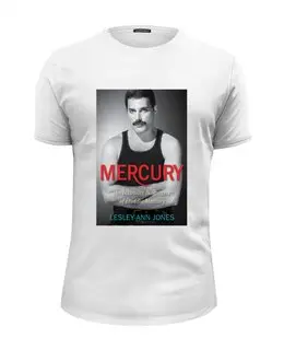 Заказать мужскую футболку в Москве. Футболка базовая Freddie Mercury  от cherdantcev - готовые дизайны и нанесение принтов.