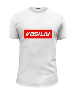 Заказать мужскую футболку в Москве. Футболка базовая Vasiliy от THE_NISE  - готовые дизайны и нанесение принтов.