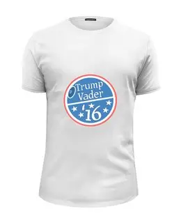 Заказать мужскую футболку в Москве. Футболка базовая Трамп Вейдер от mystylez - готовые дизайны и нанесение принтов.
