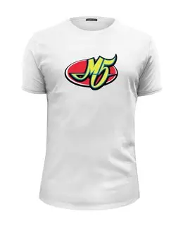 Заказать мужскую футболку в Москве. Футболка базовая Эмблема М5 от Иван  - готовые дизайны и нанесение принтов.