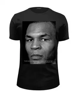 Заказать мужскую футболку в Москве. Футболка базовая Tyson от nikols007 - готовые дизайны и нанесение принтов.