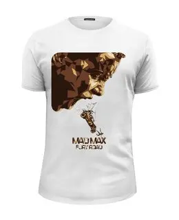 Заказать мужскую футболку в Москве. Футболка базовая Безумный Макс (Mad Max) от scrat29@yandex.ru - готовые дизайны и нанесение принтов.
