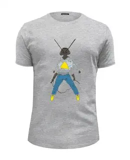 Заказать мужскую футболку в Москве. Футболка базовая Antman от YellowCloverShop - готовые дизайны и нанесение принтов.