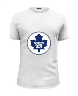 Заказать мужскую футболку в Москве. Футболка базовая Toronto Maple Leafs от kspsshop - готовые дизайны и нанесение принтов.