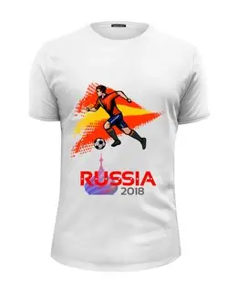 Заказать мужскую футболку в Москве. Футболка базовая Футбол от Ирина - готовые дизайны и нанесение принтов.