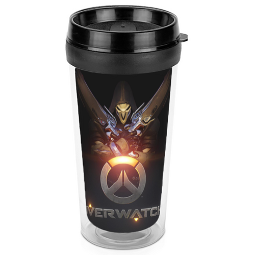 Заказать термосы в Москве. Термокружка OVERWATCH от robus - готовые дизайны и нанесение принтов.