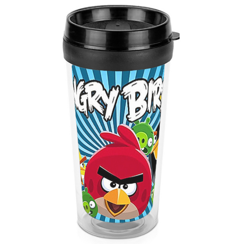Заказать термосы в Москве. Термокружка ANGRY BIRDS от robus - готовые дизайны и нанесение принтов.