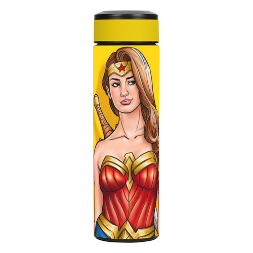 Заказать термосы в Москве. Термос Чудо-женщина / Wonder Woman от Jimmy Flash - готовые дизайны и нанесение принтов.
