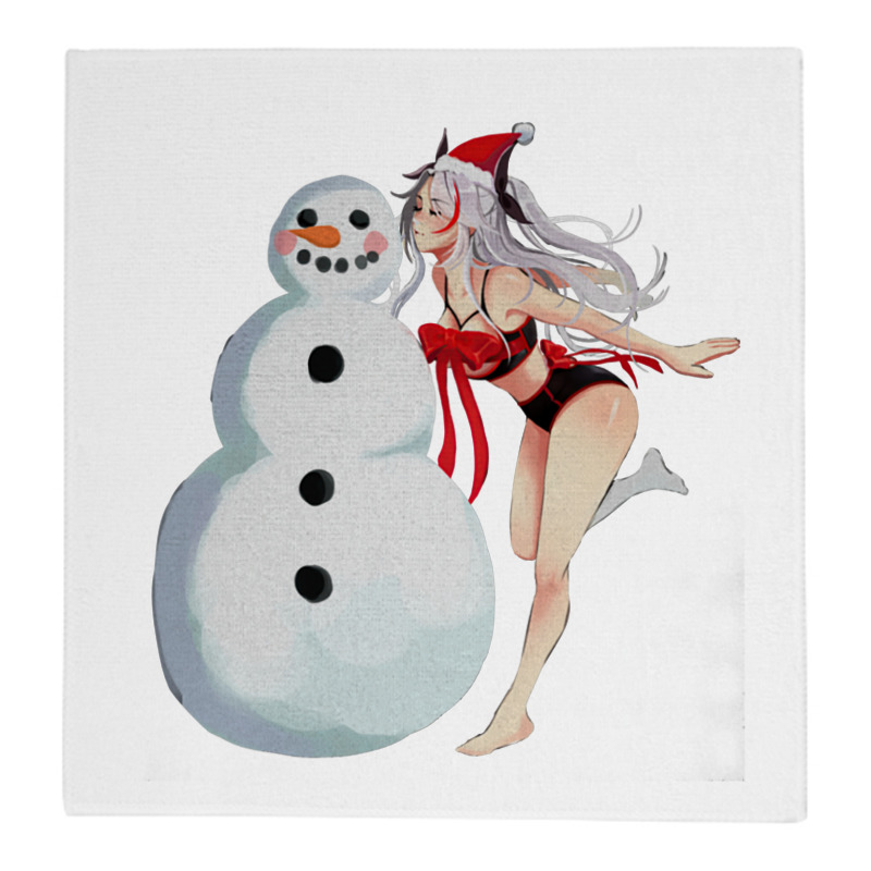 printio полотенце 30×30 см снеговик Printio Полотенце 30×30 см Снеговик