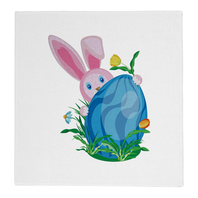 Printio Полотенце 30×30 см Кролик и яйцо цена и фото