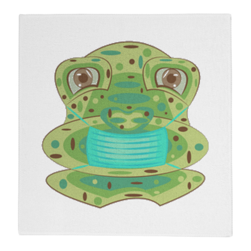 Printio Полотенце 30×30 см Жаба в маске printio пакет 15 5x22x5 см жаба в маске