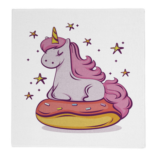 Заказать полотенца в Москве. Полотенце 30x30 см Unicorn Donut от Jimmy Flash - готовые дизайны и нанесение принтов.