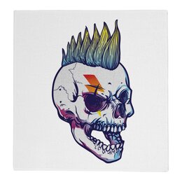 Заказать полотенца в Москве. Полотенце 30x30 см Rock Skull от Jimmy Flash - готовые дизайны и нанесение принтов.