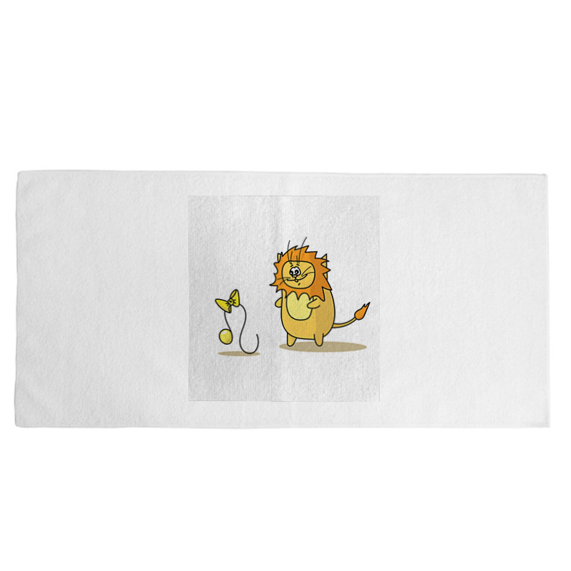 Printio Полотенце 35×75 см Кот лев. подарок для льва