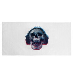Заказать полотенца в Москве. Полотенце 35x75 см Skull loves music от Дана Столыпина - готовые дизайны и нанесение принтов.