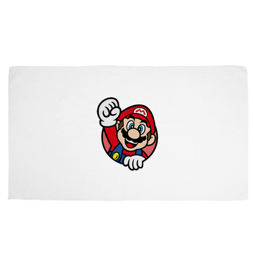 Заказать полотенца в Москве. Полотенце 50x90 см SUPER MARIO от robus - готовые дизайны и нанесение принтов.