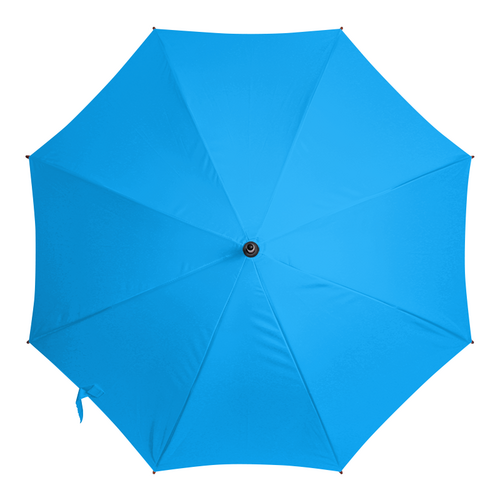 Заказать зонт в Москве. Зонт-трость двусторонний с деревянной ручкой Горох от natulia_hatulia@yahoo.com - готовые дизайны и нанесение принтов.