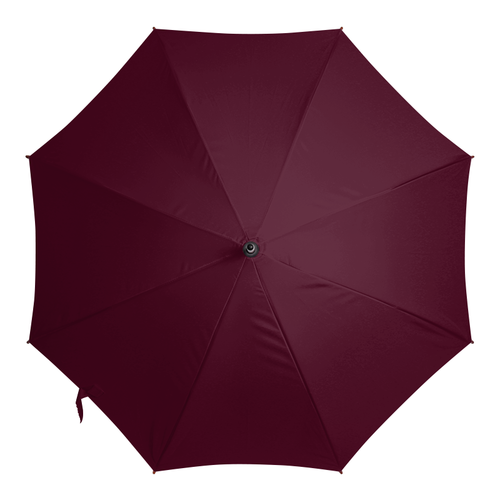 Заказать зонт в Москве. Зонт-трость двусторонний с деревянной ручкой Бардовый от BeliySlon - готовые дизайны и нанесение принтов.