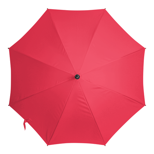Заказать зонт в Москве. Зонт-трость двусторонний с деревянной ручкой земляника от robus - готовые дизайны и нанесение принтов.
