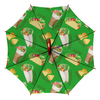 Заказать зонт в Москве. Зонт-трость двусторонний с деревянной ручкой Мексиканская еда от IrinkaArt  - готовые дизайны и нанесение принтов.