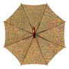 Заказать зонт в Москве. Зонт-трость двусторонний с деревянной ручкой Сандал от Vadim Koval - готовые дизайны и нанесение принтов.