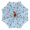 Заказать зонт в Москве. Зонт-трость двусторонний с деревянной ручкой Летний ветерок от juliafast77 - готовые дизайны и нанесение принтов.