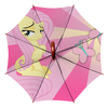 Заказать зонт в Москве. Зонт-трость двусторонний с деревянной ручкой Fluttershy Color Line от shadow_dash - готовые дизайны и нанесение принтов.