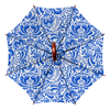 Заказать зонт в Москве. Зонт-трость двусторонний с деревянной ручкой Гжель от Ирина - готовые дизайны и нанесение принтов.