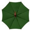 Заказать зонт в Москве. Зонт-трость двусторонний с деревянной ручкой зелёненький он был от mango3000 - готовые дизайны и нанесение принтов.