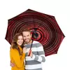 Заказать зонт в Москве. Зонт-трость двусторонний с деревянной ручкой Вишневый вихрь от Alexey Evsyunin - готовые дизайны и нанесение принтов.