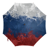 Заказать зонт в Москве. Зонт-трость двусторонний с деревянной ручкой Путин от denis01001 - готовые дизайны и нанесение принтов.