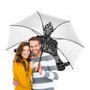 Заказать зонт в Москве. Зонт-трость двусторонний с деревянной ручкой Human Design от YuG Atn - готовые дизайны и нанесение принтов.