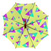 Заказать зонт в Москве. Зонт-трость двусторонний с деревянной ручкой Треугольник 1 от valezar - готовые дизайны и нанесение принтов.