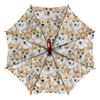 Заказать зонт в Москве. Зонт-трость двусторонний с деревянной ручкой Моя любимая собака от juliafast77 - готовые дизайны и нанесение принтов.