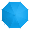 Заказать зонт в Москве. Зонт-трость двусторонний с деревянной ручкой Фламинго и пеликаны в геометрических тропиках от IrinkaArt  - готовые дизайны и нанесение принтов.