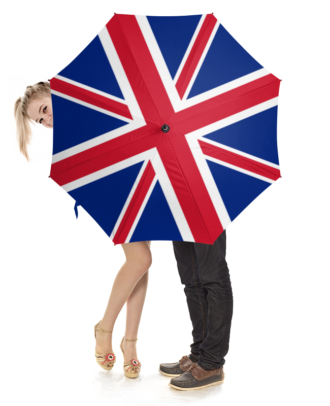 Printio Зонт-трость с деревянной ручкой British flag printio зонт трость с деревянной ручкой british flag underground