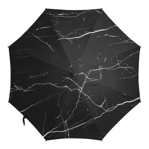 Заказать зонт в Москве. Зонт-трость с деревянной ручкой Мрамор от Nos  - готовые дизайны и нанесение принтов.