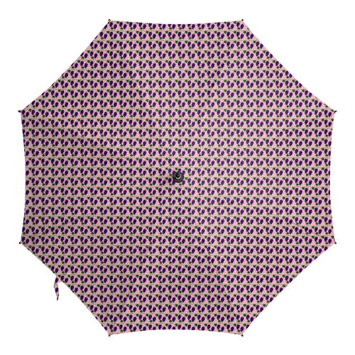 Заказать зонт в Москве. Зонт-трость с деревянной ручкой Гроздья винограда от Лана  - готовые дизайны и нанесение принтов.