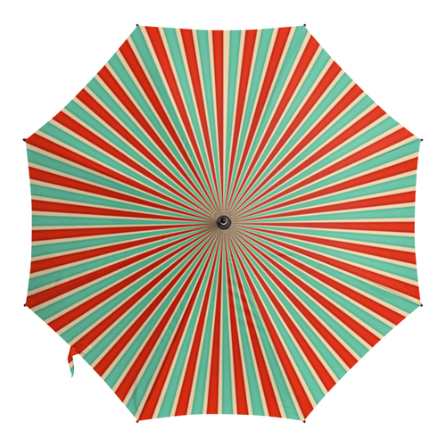 Заказать зонт в Москве. Зонт-трость с деревянной ручкой Калейдоскоп от BeliySlon - готовые дизайны и нанесение принтов.