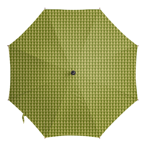Заказать зонт в Москве. Зонт-трость с деревянной ручкой Графика Лесные елки  от Лана  - готовые дизайны и нанесение принтов.