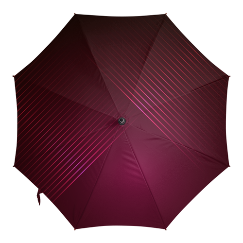 Заказать зонт в Москве. Зонт-трость с деревянной ручкой Бардовый от BeliySlon - готовые дизайны и нанесение принтов.