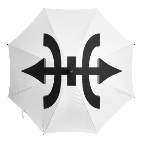 Заказать зонт в Москве. Зонт-трость с деревянной ручкой The Dance Without End от GeekFox  - готовые дизайны и нанесение принтов.