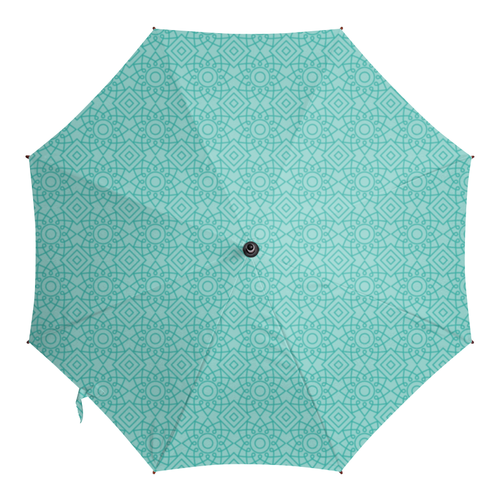 Заказать зонт в Москве. Зонт-трость с деревянной ручкой Абстрактные кружева от BeliySlon - готовые дизайны и нанесение принтов.