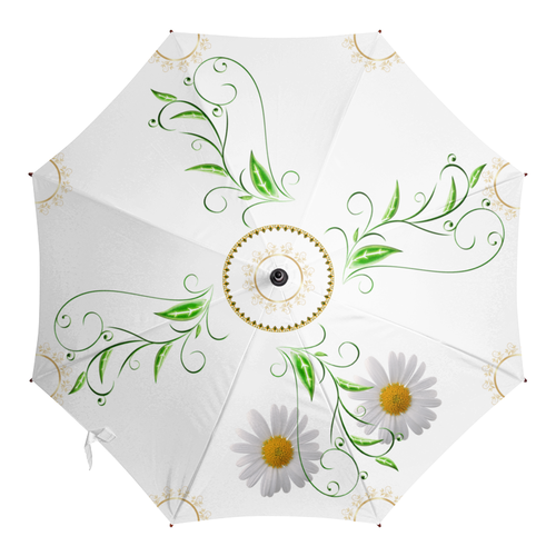 Заказать зонт в Москве. Зонт-трость с деревянной ручкой узоры от robus - готовые дизайны и нанесение принтов.