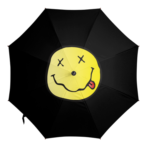 Заказать зонт в Москве. Зонт-трость с деревянной ручкой Nirvana от trend - готовые дизайны и нанесение принтов.