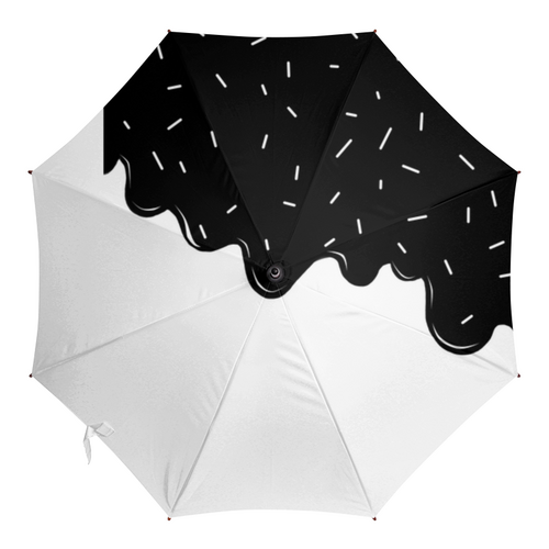 Заказать зонт в Москве. Зонт-трость с деревянной ручкой Глазурька  от DeMiTriX  - готовые дизайны и нанесение принтов.