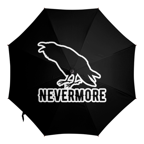 Заказать зонт в Москве. Зонт-трость с деревянной ручкой Nevermore от Franka  - готовые дизайны и нанесение принтов.